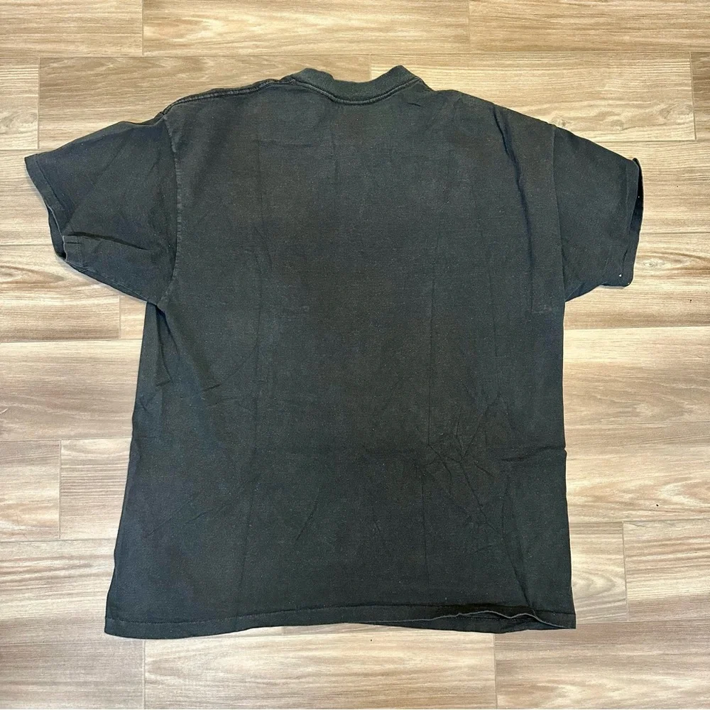 Cleveland Cavaliers 1990s Vintage 100% Cotton Black NBA Basketball T-Shirt - Picture 2 of 5